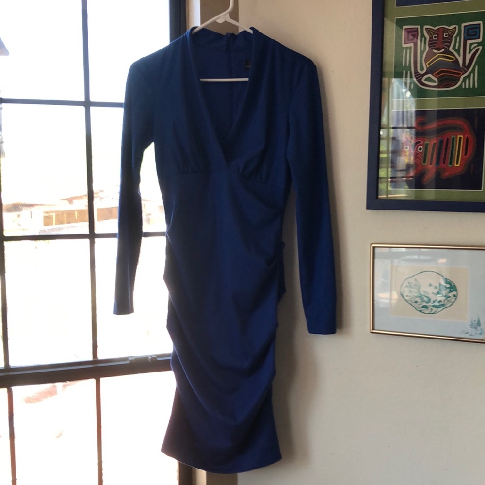 Nicole Miller royal blue dress